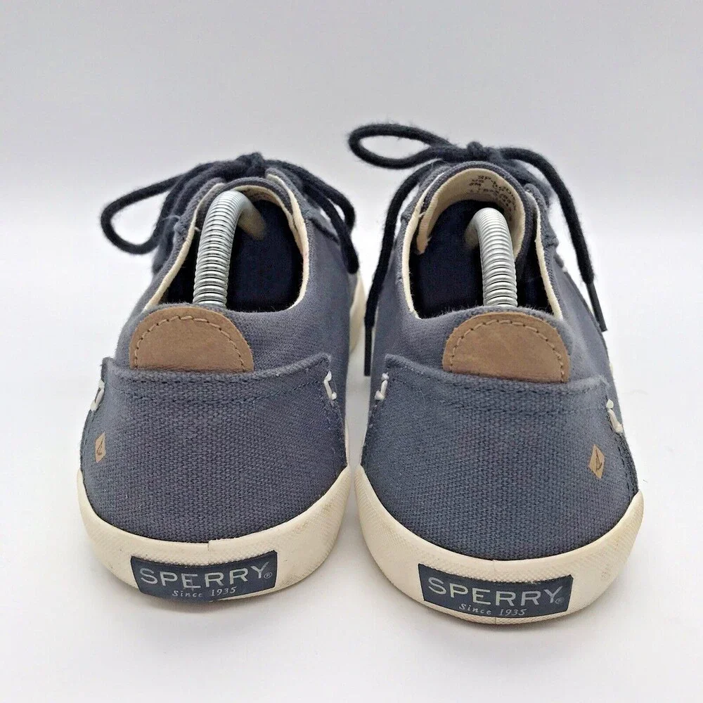Sperry Top Sider  Bodie Boat or Deck Shoes Men's 6M Lace Up Blue Canvas Sneaker